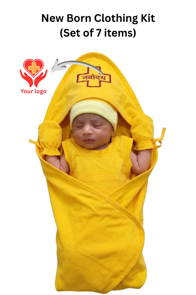 New Born Clothing Kit (Set of 7 items)